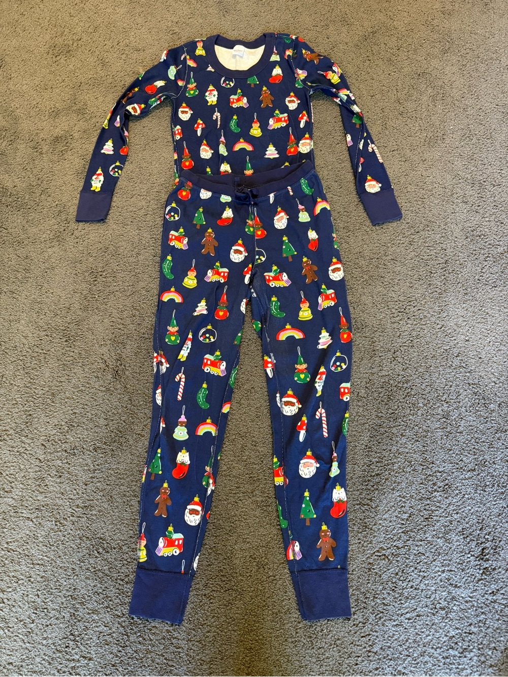 Hanna Andersson ling john pajama set Heirloom Ornaments womens small